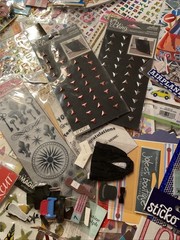 Scrapbooking Mixed Lot of Stickers Die Cuts Chipboard No Bunny Jolee’s Colorbok
