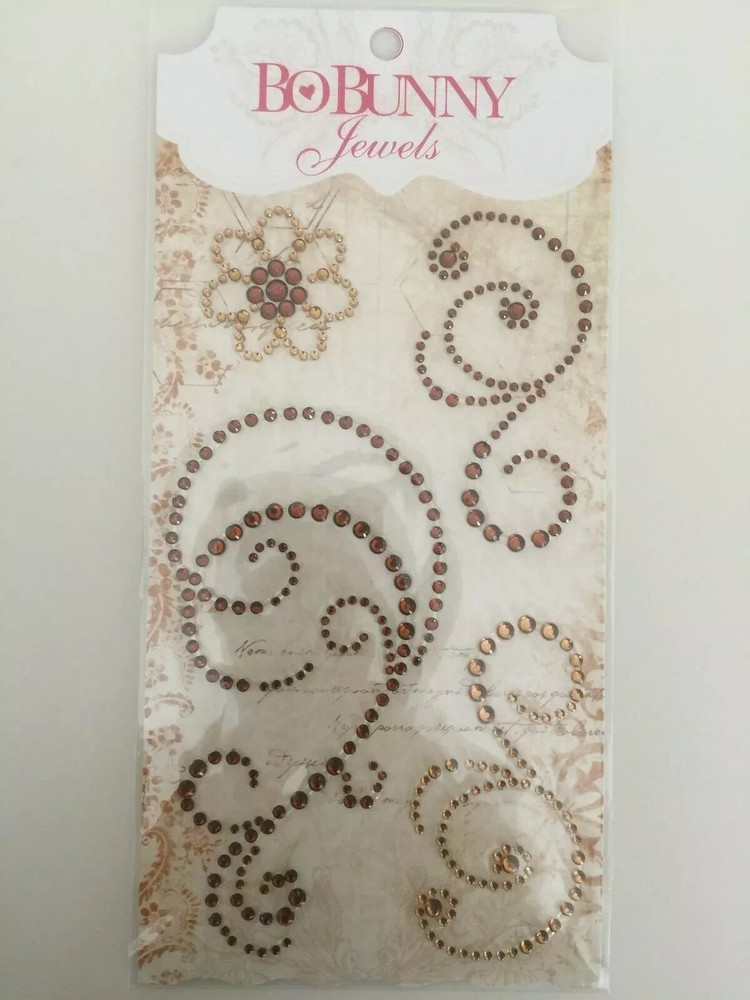 BoBunny – Essentials Collection – Bling – Jewels – Chocolate- NEW