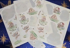 Vtg Lot 80s 90s Teddy Bear Theme Hallmark American Greetings Sandylion Preowned