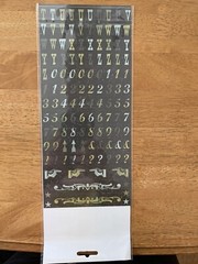 Marcella By K WELL WORN NASHVILLE ALPHABET STICKERS Blue/Green/Gray 250+ pieces!