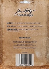 Tim Holtz Idea-ology Word Keys TH92680
