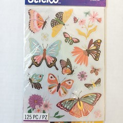 Sticko Bright Butterfly Flip Pack Sticker Set -125 pcs