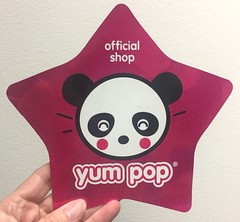 Giant glittery panda star sticker Yum Pop SO CUTE KAWAII!!!
