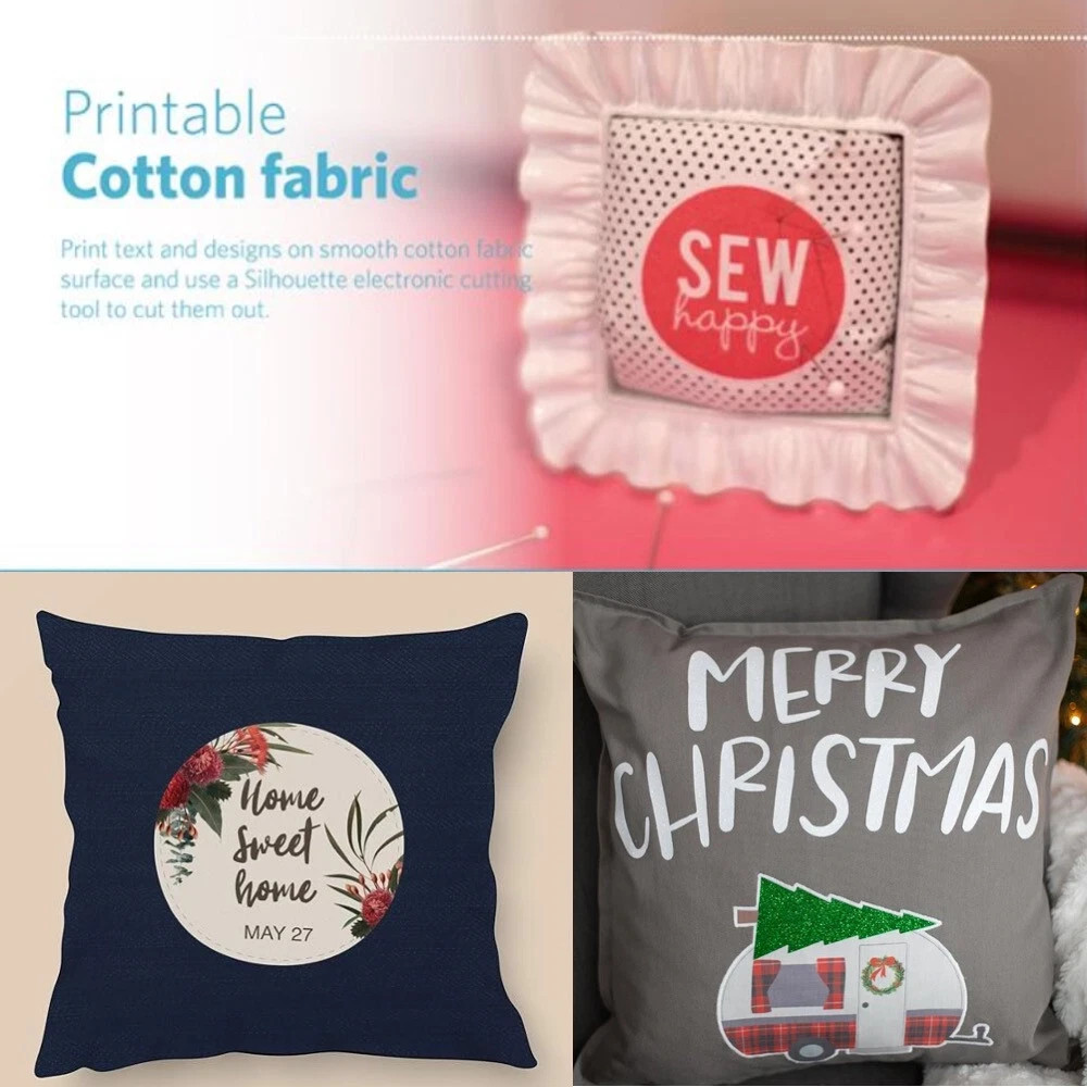 Cotton Fabric – Printable Transfer 25 Sheets 8.5″x11″