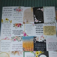 26 Scripture Cards w/ Wooden Stand Double-Sided Bible Verse Christian Gift idea
