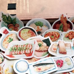 43pcs/ Japanese food dim sum food, noodles delicious food sticker y06