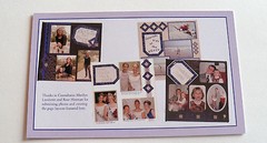 Creative Memories Blue/Gray Tag Journaling Box~Studio Sticker Strip NIP & NLA