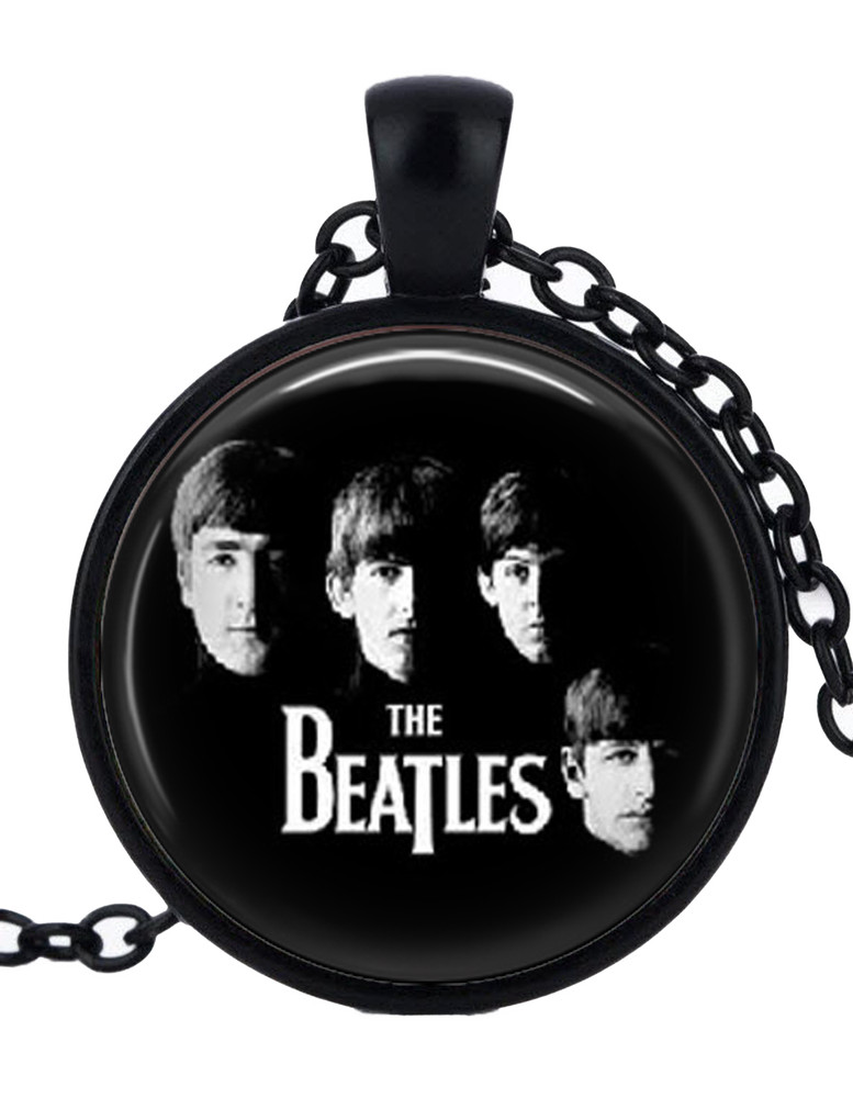 1 FOUR MAN Black Bezel Necklace