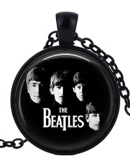 1 FOUR MAN Black Bezel Necklace