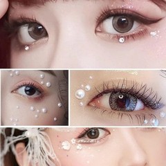 1730pcs Clear Rhinestones & Pearl Stickers Self Adhesive, Crystal Stickers Diamo
