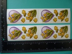 Vintage 1999 Printworks Stickers DAFFODILS (4) Modules – Free Shipping