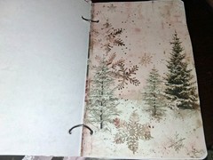 Pink Christmas Junk Journal Scrapbook Usa Seller