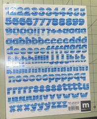 Making Memories CHUNKY WAVE (3/4”) Alphabet Upper Lower Number Letters #4218