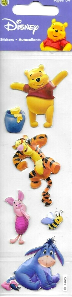 DISNEY Winnie Pooh Tigger Piglet Eeyore Friendship Adventure Honey Stickers
