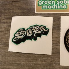 Lot of 4 Vintage Sobe drink Stickers Spellout Dirt Bike Motorcycle Decal 90s Y2K
