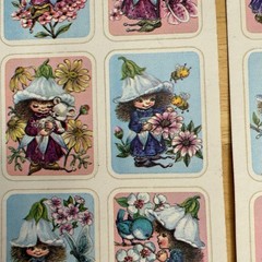 Vintage Victoria Plum Critters Smelly Scratch ‘n Sniff Stickers Very RARE Read