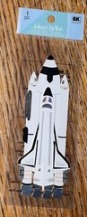 VERY RARE Jolees Mini SPACE SHUTTLE SHIPS Stars Moon Astronaut Travel Scrapbook
