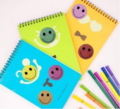 Glitter dot Smiley face Stickers,Foil Shiny Happy Face Stickers for Kids Reward,