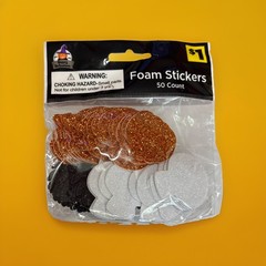 NEW Halloween Foam Stickers. (1,500) Pumpkins, Bats, And Ghosts!