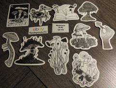 Mushroom – Mixed – Stickers – 10 PCs – Choose between 7 styles! See Description