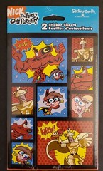 New Sealed 2003 Stickety-DooDa Nick The Fairly Odd Parents Stickers 2 Sheets NOS