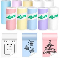 10 Pack Colorful Sticker Maker Refills Compatible with Hello Blink – DIY Sticker