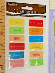 6 CRAFTING Scrapbook Sticker Sets PHRASE CAFE-Ms ELIZABETHS-SPRING SAYINGS 2004