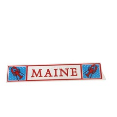 SRM Press Maine Lobster Planner Sticker Red 6″ States Titles Travel Vacation