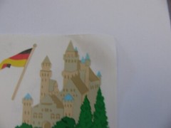 Mrs. Grossman’s Stickers EUROPEAN LANDMARKS 1 Sheet 6″ X 6″ NEW a