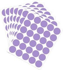 1″ round Colored Dot Stickers Labels,660 Pack,Orange