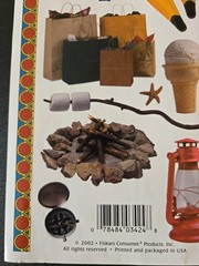 Fishers Vacation and Travel Scrapbook Sticker Beach, Camping, Summer, Shopping