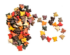 Lot of 137 Fall Themed Flatbacks For Crafting – Leaves, Apples – NEW (#36)