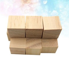 10Pcs Light Brown Pine Wood Pieces for DIY Craft Projects and Decoration
