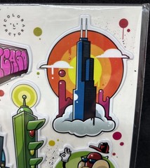 SEALED Color Factory Puffy Stickers ‘Chicago Style’ By Anthony Lewellen (2022)