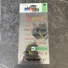 Phrase Cafe Scrapbook Sticker Mom Themed Call Me Mom SPPCC45