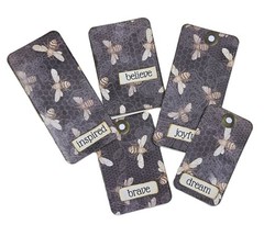 Bees and Butterflies Ephemera – Tags Cards – 451
