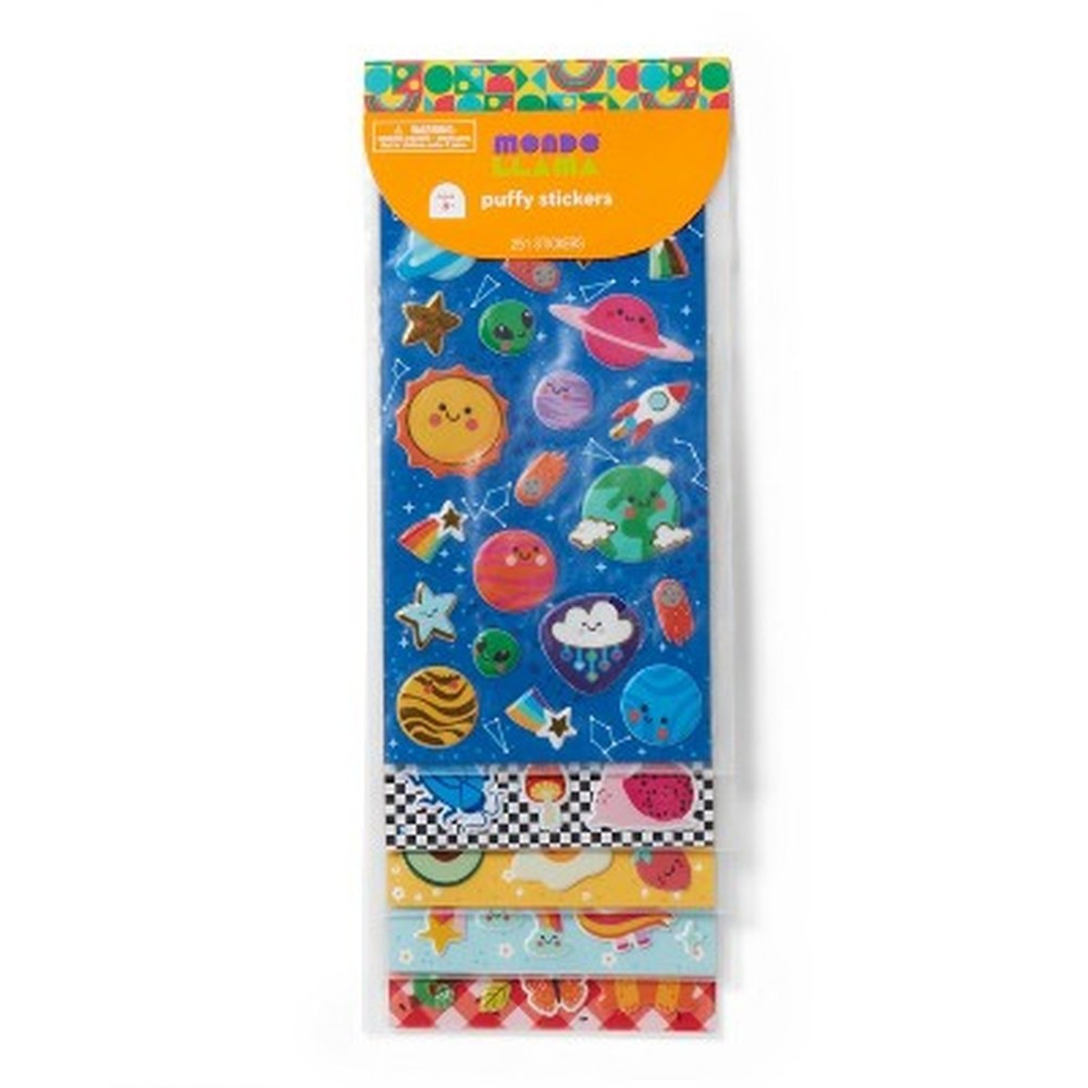 251ct Puffy Stickers 5 Themes – Mondo Llama