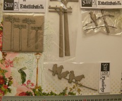 CHIPBOARD Die Cuts BIRDS Sitting Electricity Poles – 4 item Choice Scrap FX G
