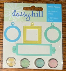 Daisy Hill Sweet Baby Metal Accents Brads Frames Cute Love💗Hugs Scrapbook👧Or👦