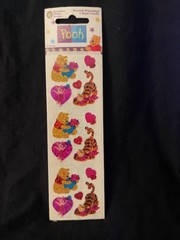 1996 1998 Sandylion Pooh Stickers: Choice of 6 stickers. Sealed New old stock