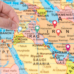 280 Pcs Map Stickers, Self-Adhesive Map Location Markers Stickers, Colorful Peel