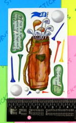 PSX Design Golf Game Sticker Sheet