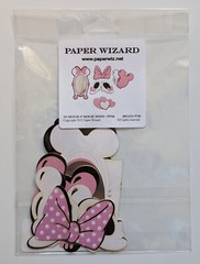 Paper Wizard Minnie Mouse Accessories Disney Layered Scrapbooking Embellishments