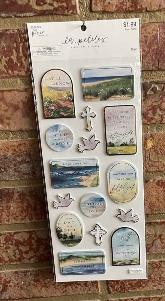 STICKERS THE PAPER STUDIO STICK-A-BILITIES SPIRITUAL INSPRITIONAL QUOTES