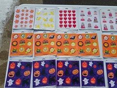 HUGE! Lot of 105 Packs of Hallmark Stickers Sealed Holidays Halloween Puffy LOOK