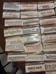 Lot of 72 My Mind’s Eye Bohemia Transfer Titles Rub-Ons Scrapbook