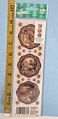 2009 E-Z Rub-Ons Transfer New w/Glitter – The Nativity Royal & Langnickel Brush