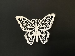Intricate Butterfly Die Cut Embellishments 1-3/4” x 2-1/4” 8 pcs Choose Color