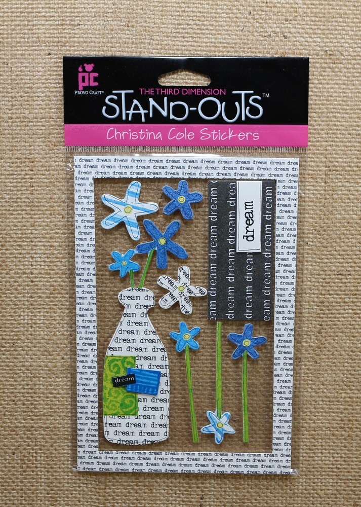 PROVO Craft Dream Vase Christina Cole Stickers Stand -Outs