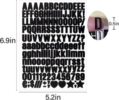 Self-Adhesive Vinyl Alphabet Stickers – 1550 Pieces for Indoor & Outdoor Use
